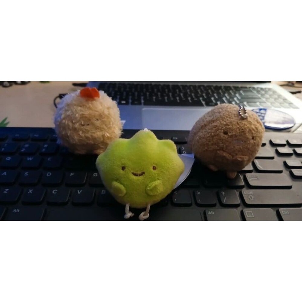 Lot of 3 San-X Sumikko Gurashi mini Plush Zassou Kawaii
